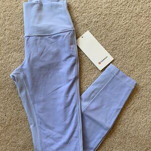 Lululemon Women's Wunder Under HR Tight 25", Lavender Dew, size 4 NWT